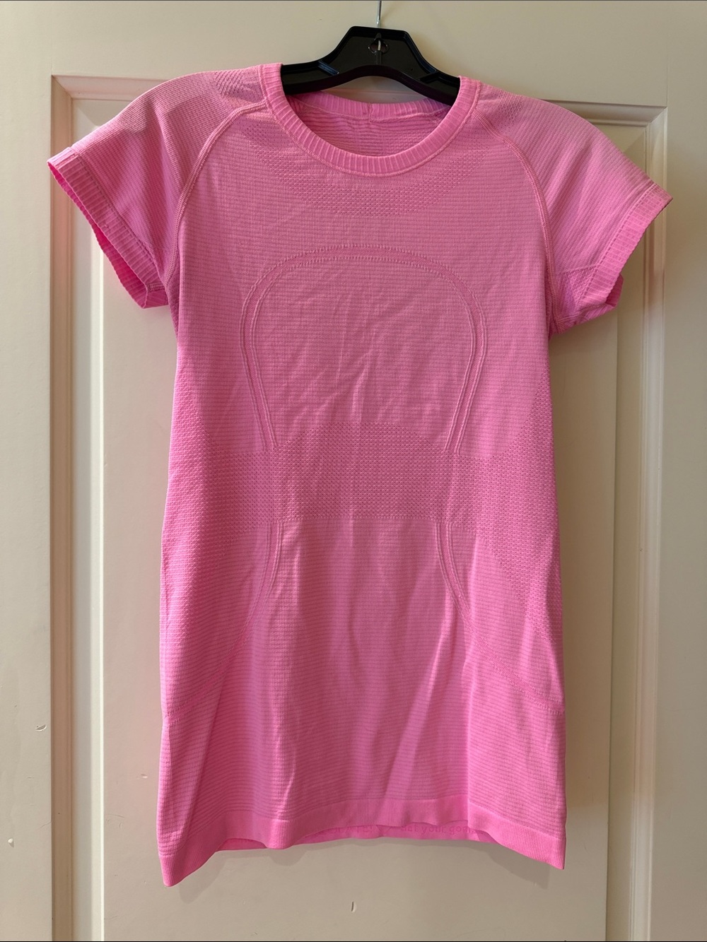 lululemon athletica Pink Short-Sleeve Seamless Active Tee